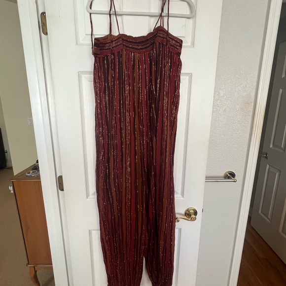 Free people harem lurex jumpsuit, xs - Picture 8 of 8